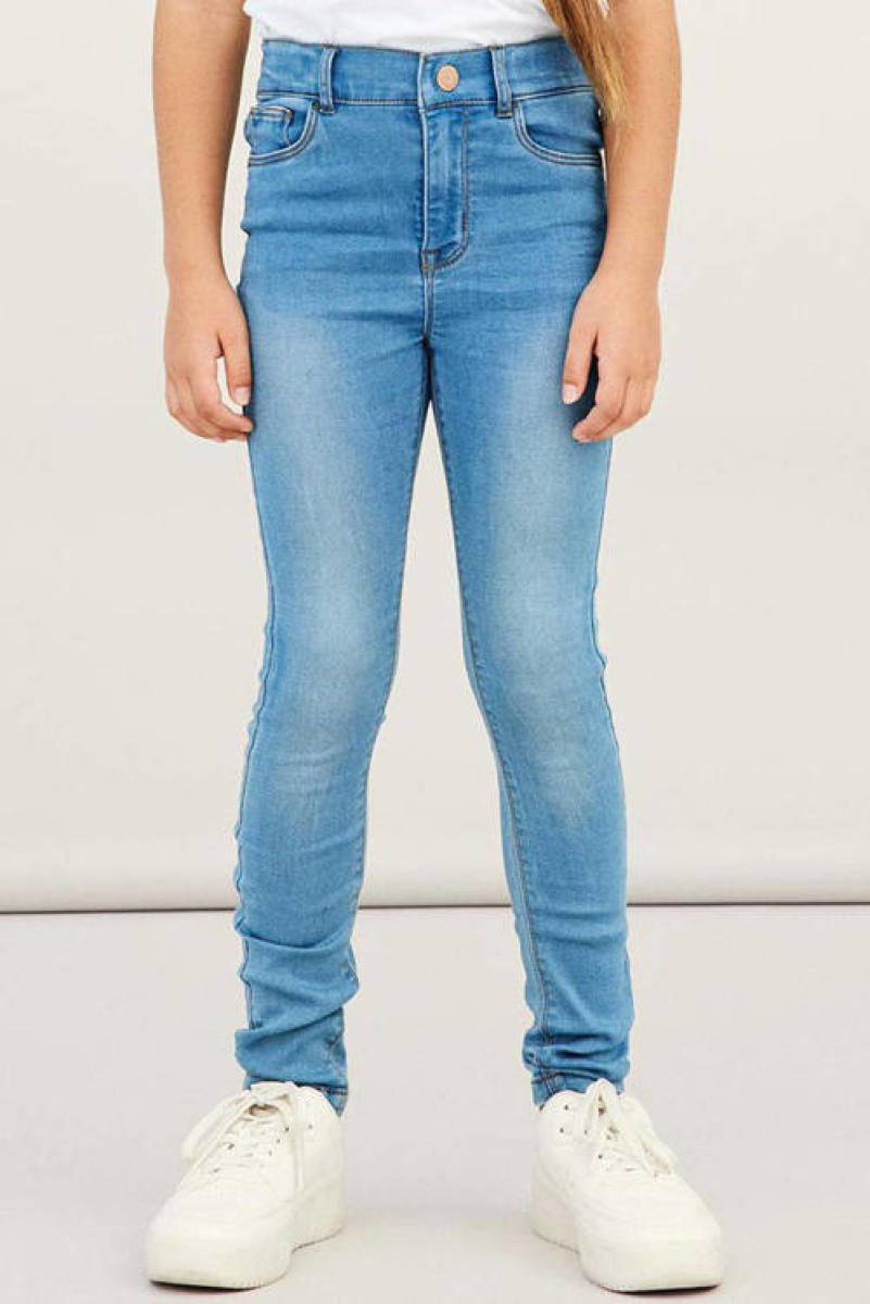 NAME IT KIDS skinny jeans NKFPOLLY light denim
