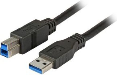 EFB Elektronik 3.0m USB 3.0 A/B 3m USB A USB B Mannelijk Mannelijk Zwart USB-kabel