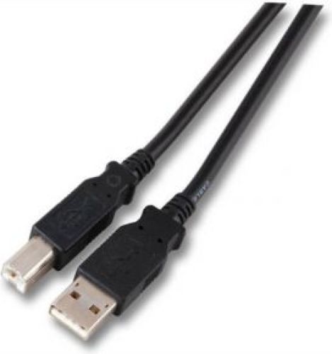 EFB Elektronik K5255SW.1 1m USB A USB B Mannelijk Mannelijk Zwart USB-kabel