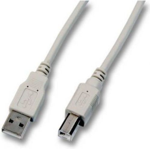 EFB Elektronik USB 2.0 1m 1m USB A USB B Mannelijk Mannelijk Grijs USB-kabel