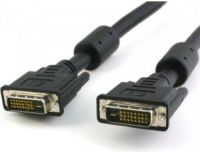 TECHly 10m DVI-D DL/DVI-D DL 10m DVI-D DVI-D Zwart DVI kabel