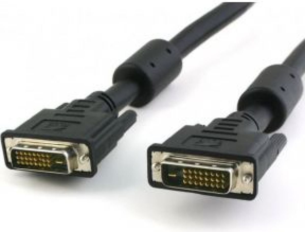 TECHly 2m DVI-D 2m DVI-D DVI-D Zwart DVI kabel
