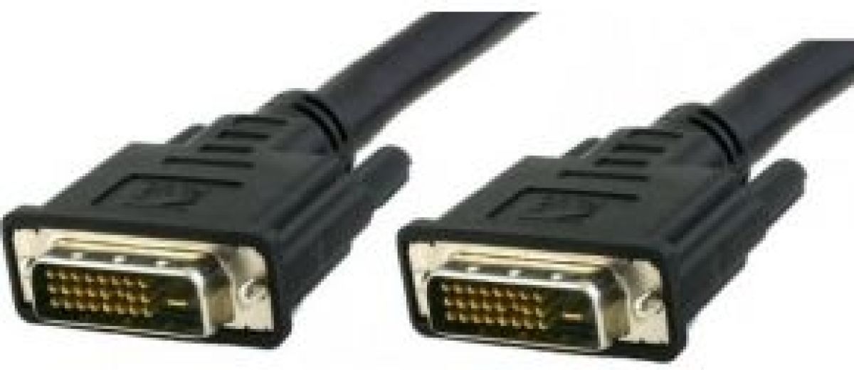 TECHly 5.0m DVI-D Dual Link M/M 5m DVI-D DVI-D Zwart DVI kabel