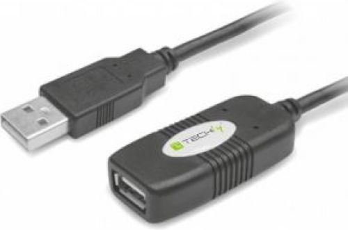 TECHly IUSB-REP10TY USB-kabel 10 m USB A Zwart