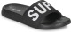 Superdry Sport Code Core Pool Slide badslippers zwart/wit