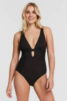 BEACHWAVE corrigerend badpak zwart