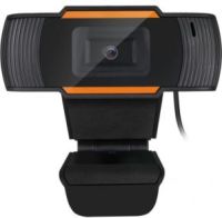 Adesso CyberTrack H2 webcam 640 x 480 Pixels USB 2.0 Zwart, Oranje