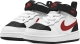 Nike COURT BOROUGH MID 2 (TDV) leren sneakers wit/rood/zwart