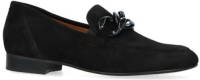 Manfield suède loafers zwart