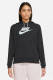 Nike hoodie met logo zwart/wit