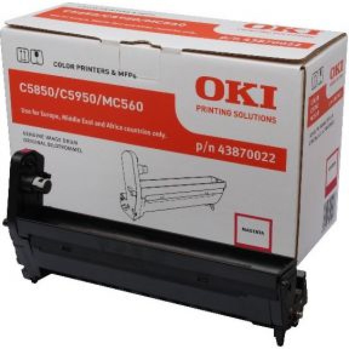 OKI Magenta image drum for C5850/5950
