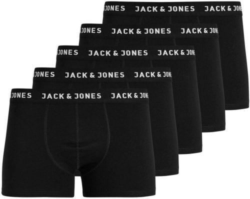 Jack & Jones JUNIOR boxershort - set van 5 zwart