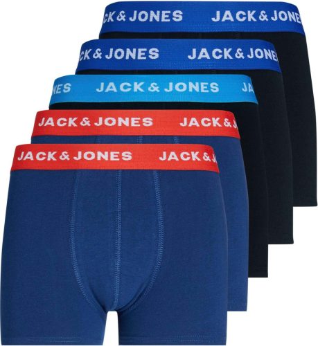 Jack & Jones JUNIOR boxershort - set van 5 donkerblauw/zwart