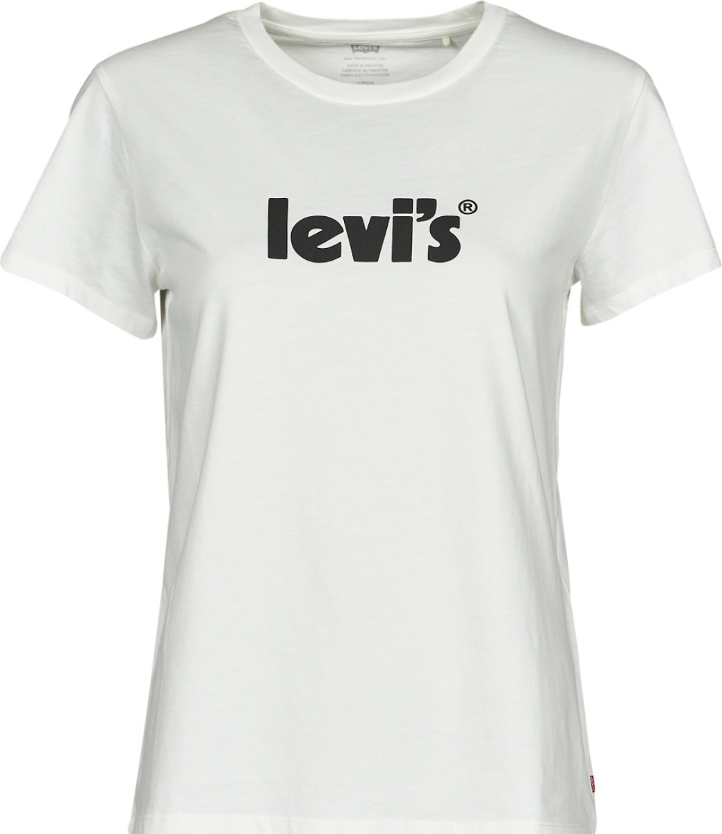 Levi's T-shirt Perfect Tee met logo wit