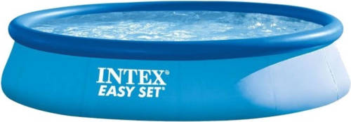 Intex opblaaszwembad Easy Set Pool 396 x 84 cm blauw