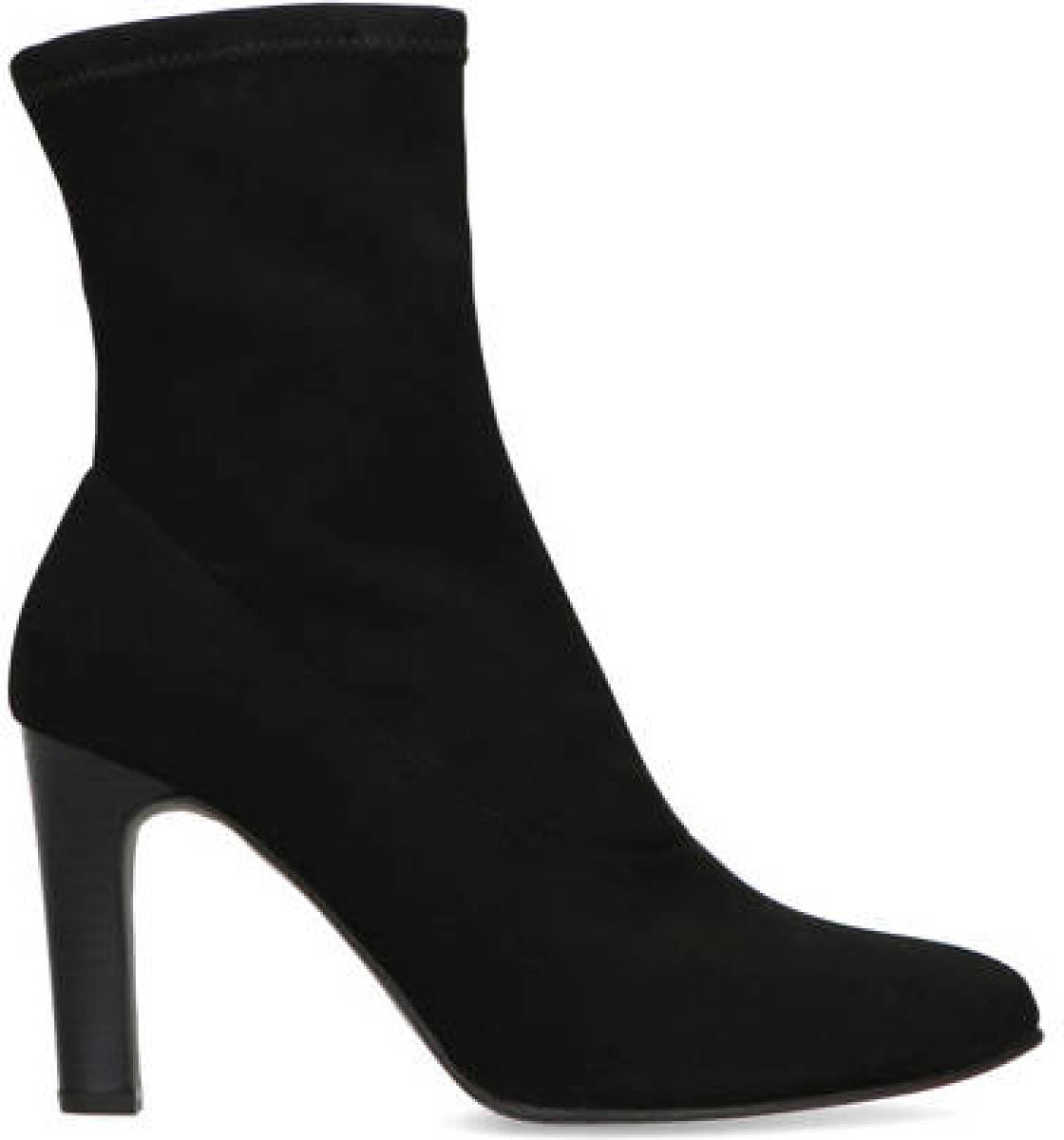 Manfield sock enkellaarzen zwart