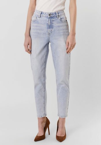 VERO MODA high waist straight fit jeans VMBRENDA light denim