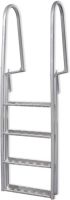 VidaXL Dok/zwembadladder met 4 treden aluminium 170 cm