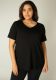 Base Level Curvy by Yesta basic T-shirt Alba zwart