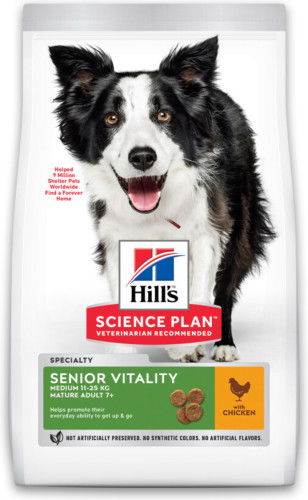 Hill's Canine Adult 7+ Youthful Vitality Kip Medium 2,5 kg