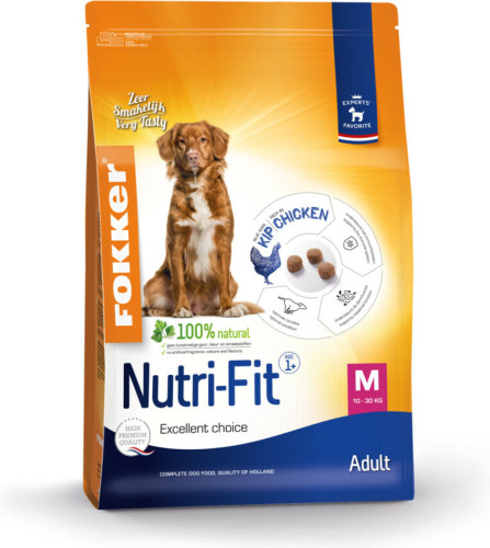 Fokker Hondenvoer Nutri-Fit M 13 kg