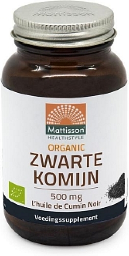 Mattisson Bio Zwarte Komijn 500 Mg 90 Caps