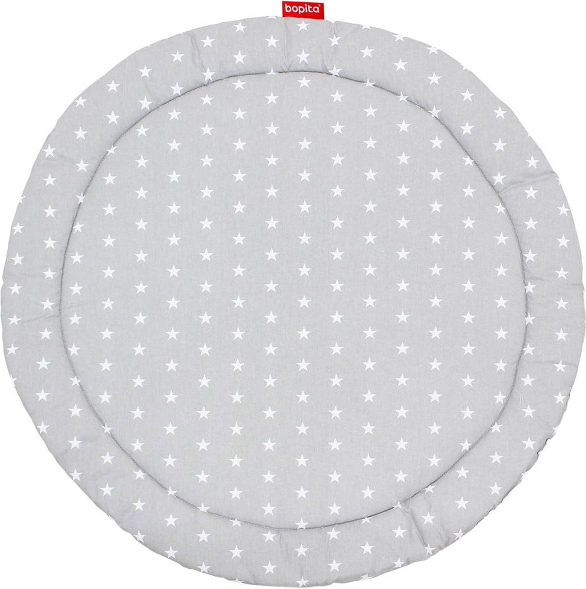 Bopita Rondo Boxkleed - Stars Grijs/wit