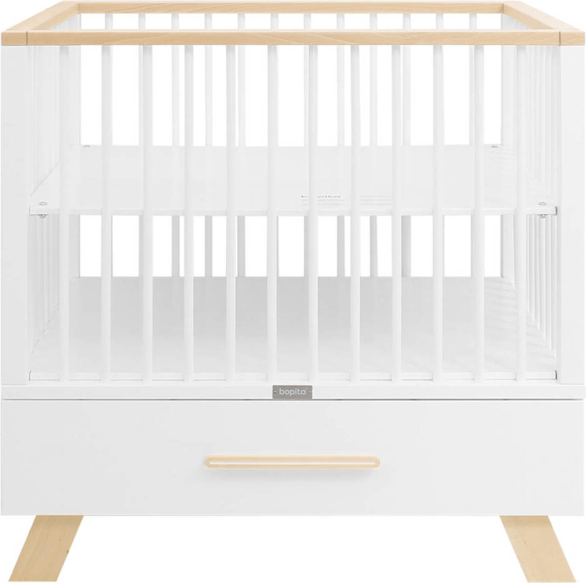 Bopita Lisa Box Met Lade - Wit/naturel