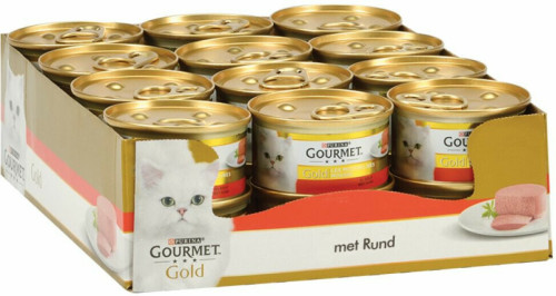 24x Gourmet Gold Mousse Rund 85 gr