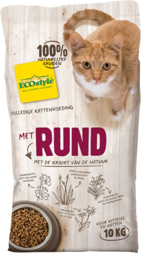 Ecostyle Kattenvoer Rund 10 kg