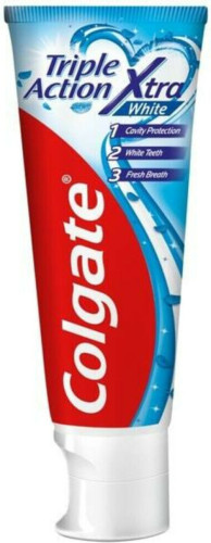 6x Colgate Tandpasta Triple Action Whitening 75 ml