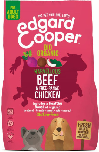 Edgard&Cooper Hondenvoer Biorund en Biokip 7 kg