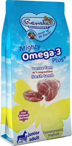 Renske Mighty Omega Plus Hondenvoer Lam 3 kg