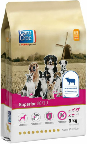 CaroCroc Superior 20/10 Hondenvoer 3 kg