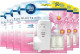 6x Ambi Pur Elektrische Geurverspreiders 1 compartiment Starterkit + Navulling Blossom&Breeze 20 ml