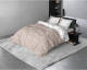 Sleeptime Elegance Geometric - Verwarmend Flanel - Taupe 2-persoons (200 x 200/220 cm + 2 kussenslopen) Dekbedovertrek