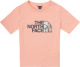 The North Face T-shirt met logo lichtroze