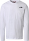 The North Face longsleeve Redbox wit
