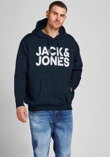 Jack & Jones PlusSize Hoodie CORP LOGO SWEAT HOOD T/m maat 6XL