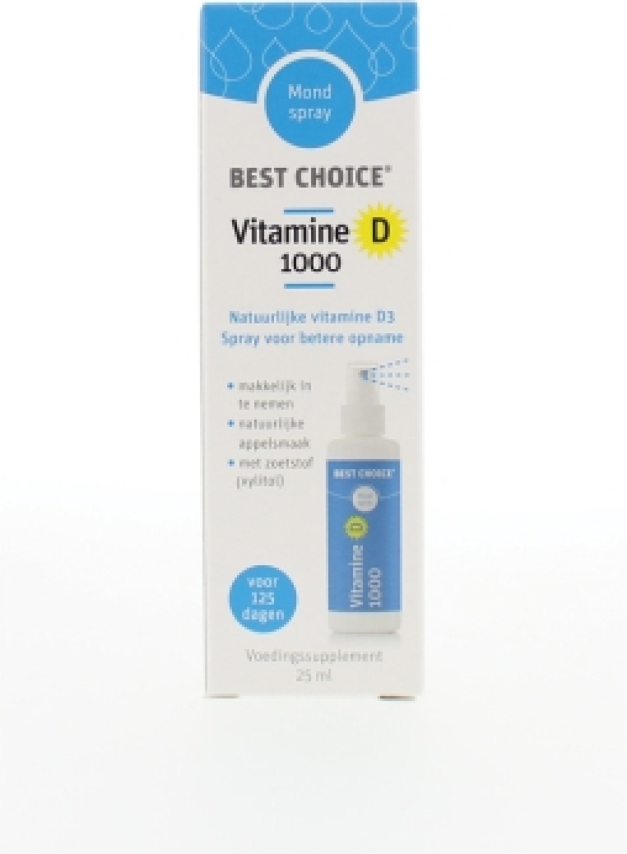 Best Choice Spray Vit D 1000 25 Ml