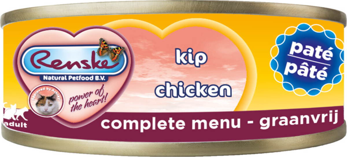 Renske Kattenvoer Paté Kip 70 gr