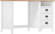 VidaXL Bureau Hill Range met 3 lades 120x50x74 cm massief grenenhout