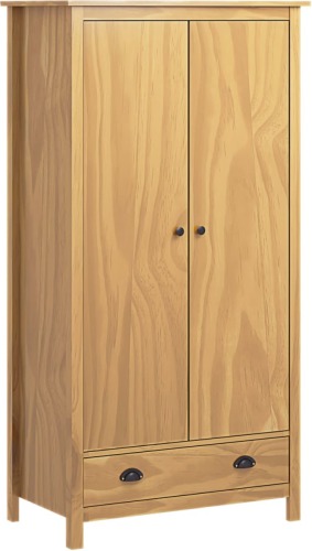 VidaXL Kledingkast met 2 deuren Hill Range 89x50x170 cm grenenhout