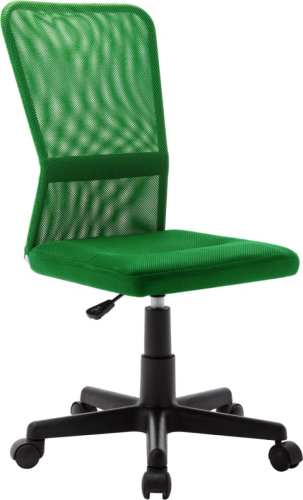 VidaXL Kantoorstoel 44x52x100 cm mesh stof groen