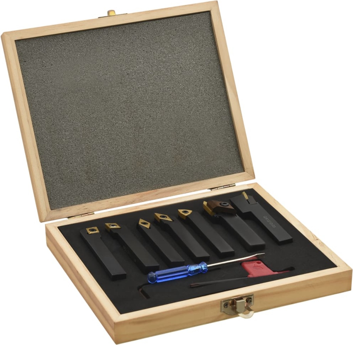 VidaXL 12-delige Draaigereedschapsset indexeerbaar 80 mm 12x12 mm