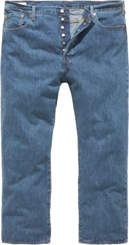 Levi's Big and Tall regular fit jeans 501 Plus Size stonewash