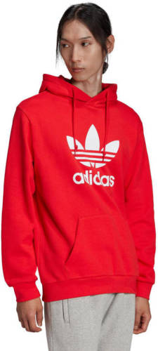 adidas Originals hoodie rood/wit