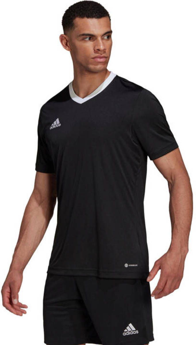 adidas Performance Senior sport T-shirt zwart