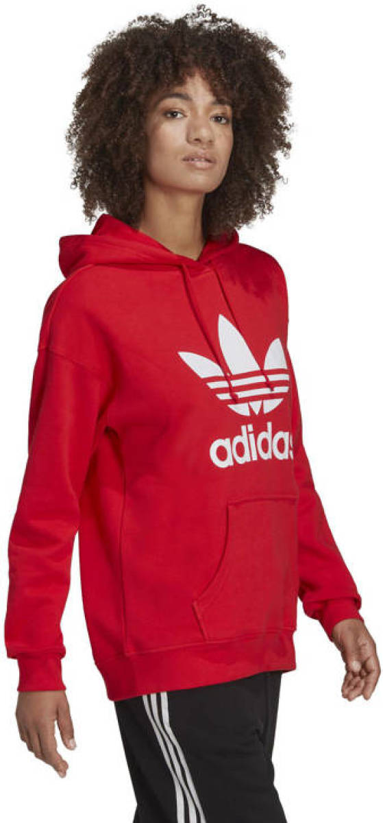 adidas Originals Adicolor hoodie rood