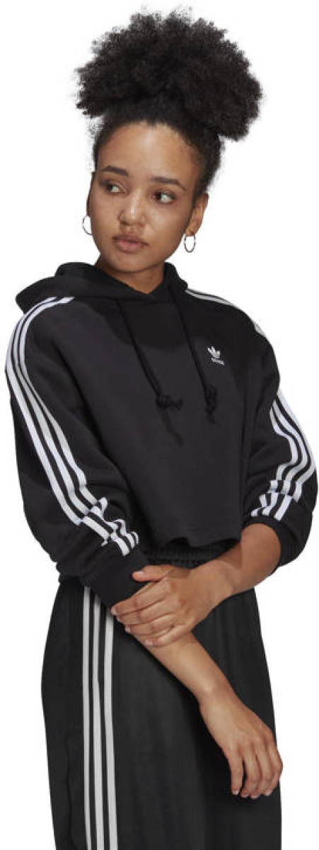 adidas Originals Adicolor hoodie zwart/wit